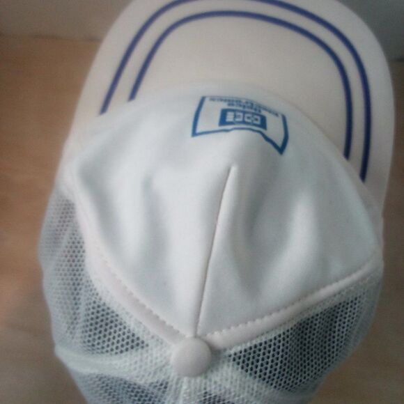 Vintage Delco Electronics Striped Snap Back Trucker Hat - Picture 5 of 7